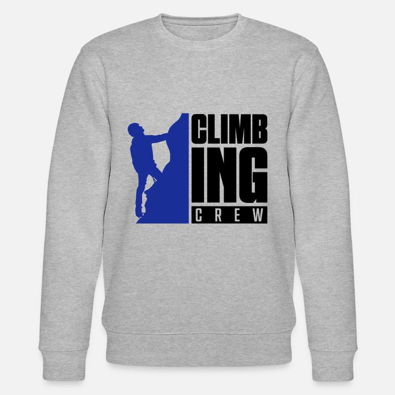 climbing crew - Sweat bio CHANGER Stanley/Stella Unisexe - gris chiné