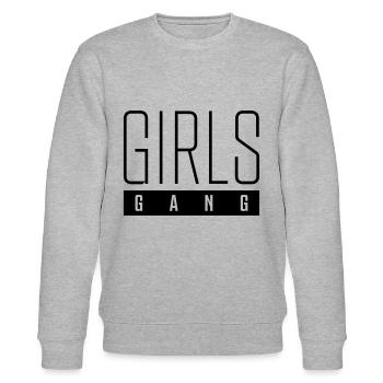 gang de filles - Sweat bio CHANGER Stanley/Stella Unisexe - gris chiné - Devant - Nik (191cm) & Marisol (170cm)