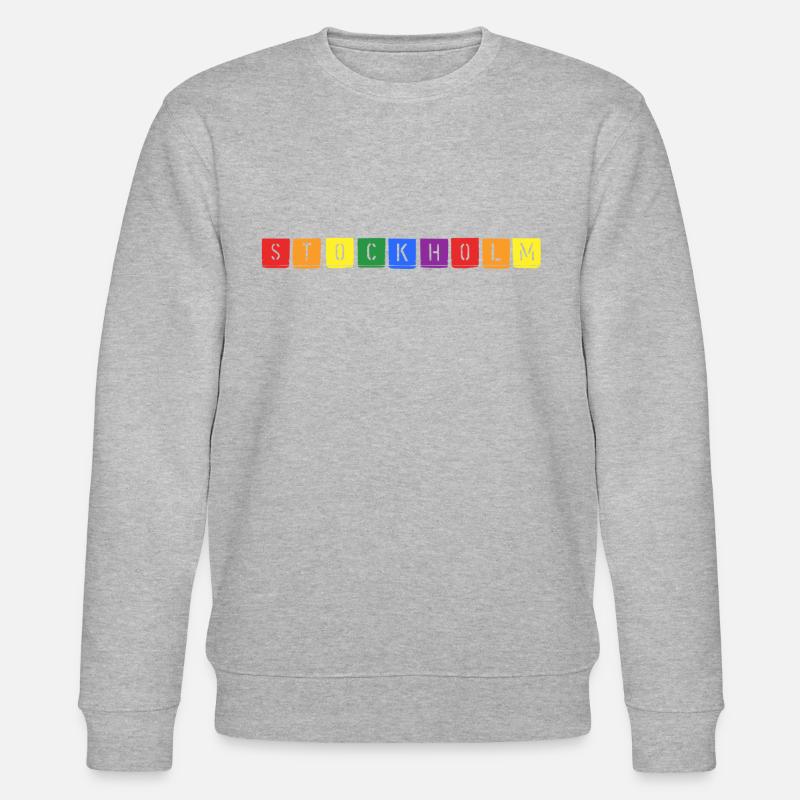Rainbow Stockholm - Sweat bio CHANGER Stanley/Stella Unisexe - gris chiné
