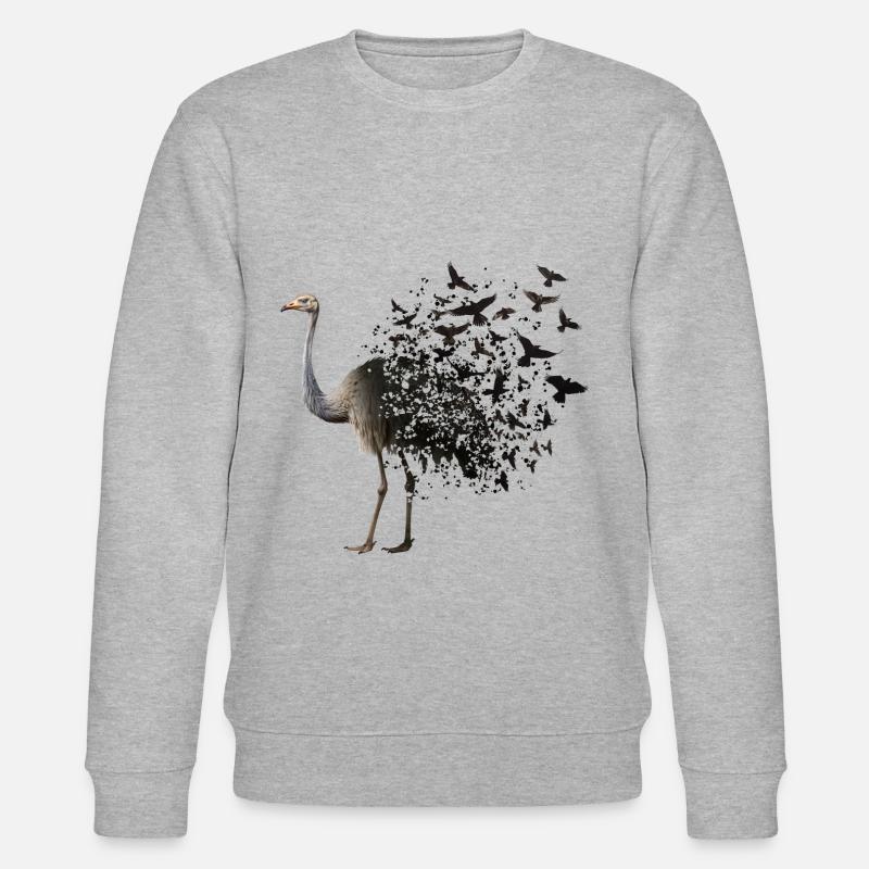 Strauß - Stanley/Stella Unisex Bio-Sweatshirt CHANGER  - Grau meliert