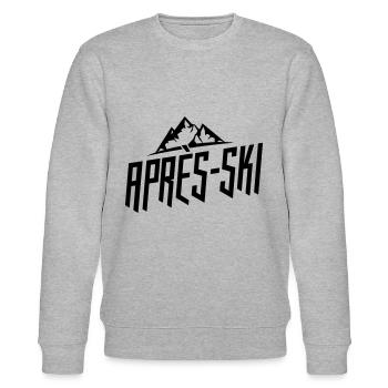 apres ski team - Stanley/Stella CHANGER Unisex Organic Sweatshirt - heather grey - Front - Nik (191cm) & Marisol (170cm)