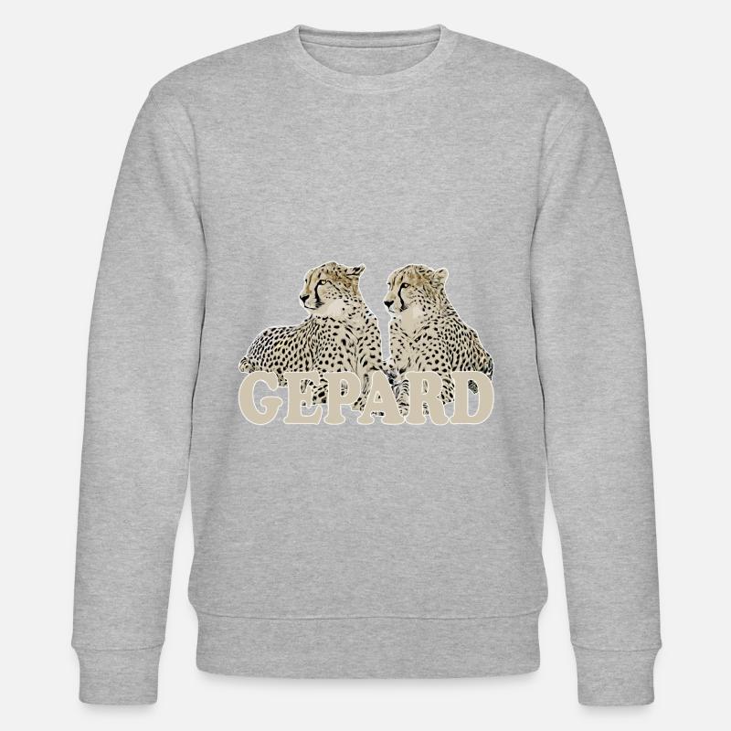 Gepard - Stanley/Stella Unisex Bio-Sweatshirt CHANGER  - Grau meliert