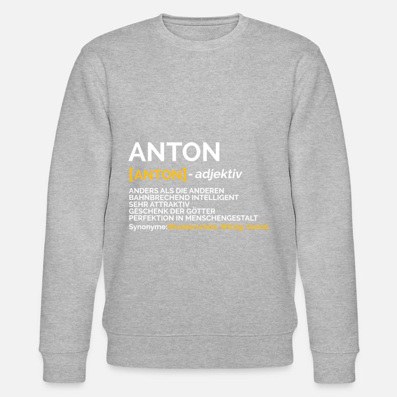 Anton - Stanley/Stella Unisex Bio-Sweatshirt CHANGER  - Grau meliert