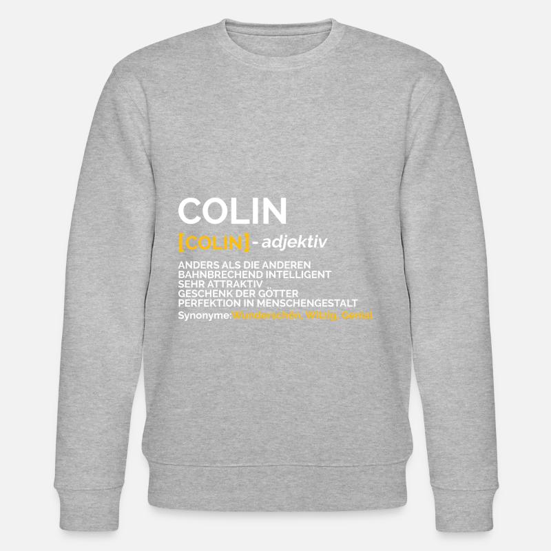 Colin - Stanley/Stella Unisex Bio-Sweatshirt CHANGER  - Grau meliert