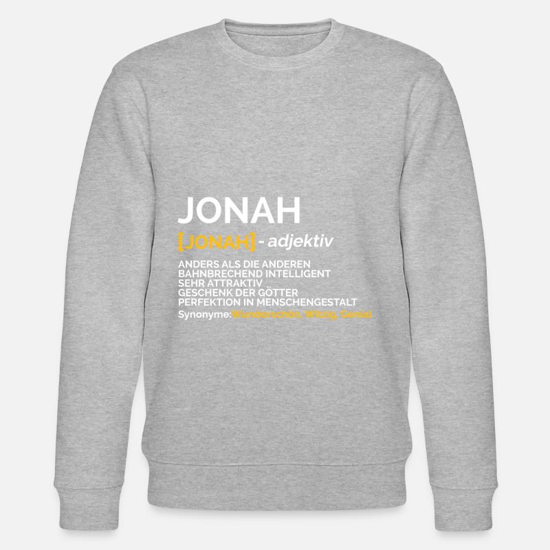 Jonah - Stanley/Stella Unisex Bio-Sweatshirt CHANGER  - Grau meliert