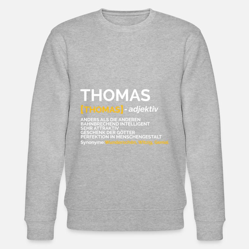 Thomas - Stanley/Stella Unisex Bio-Sweatshirt CHANGER  - Grau meliert