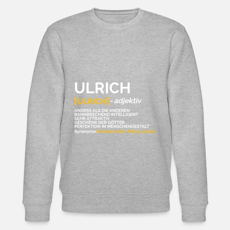 Ulrich - Stanley/Stella Unisex Bio-Sweatshirt CHANGER  - Grau meliert