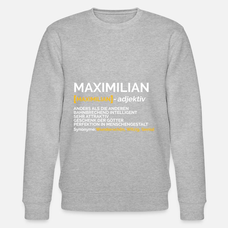 Maximilian - Stanley/Stella Unisex Bio-Sweatshirt CHANGER  - Grau meliert