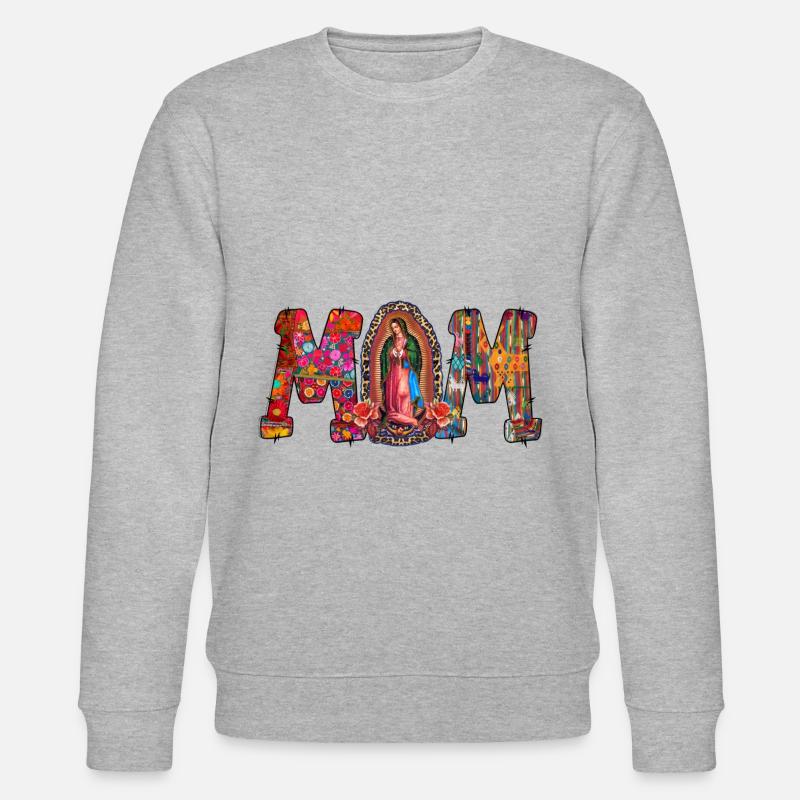 Mom Our Lady - Stanley/Stella CHANGER Unisex Organic Sweatshirt - heather grey