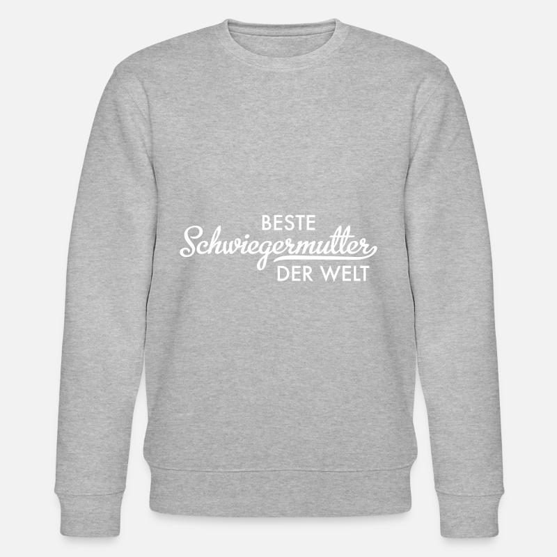 beste schwiegermutter - Stanley/Stella Unisex Bio-Sweatshirt CHANGER  - Grau meliert