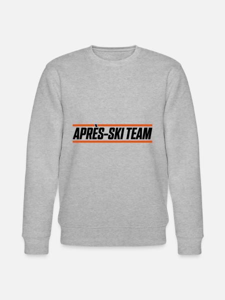 apres ski team - Stanley/Stella CHANGER Unisex Organic Sweatshirt - heather grey