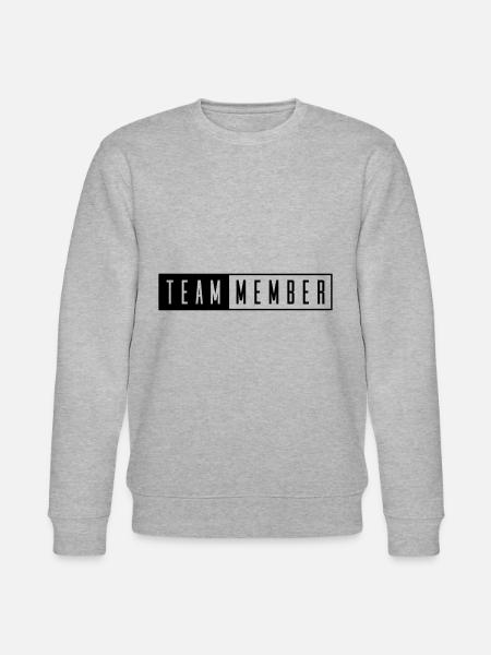 team member stempel - Stanley/Stella Unisex Bio-Sweatshirt CHANGER - Grau meliert