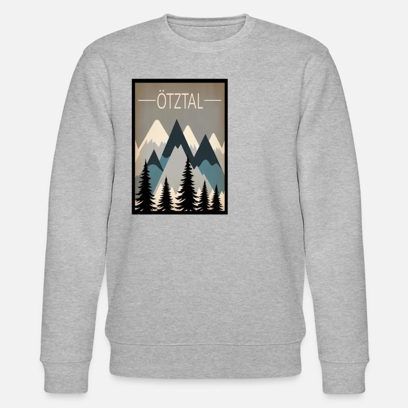 Oetztal - Stanley/Stella Unisex Bio-Sweatshirt CHANGER  - Grau meliert