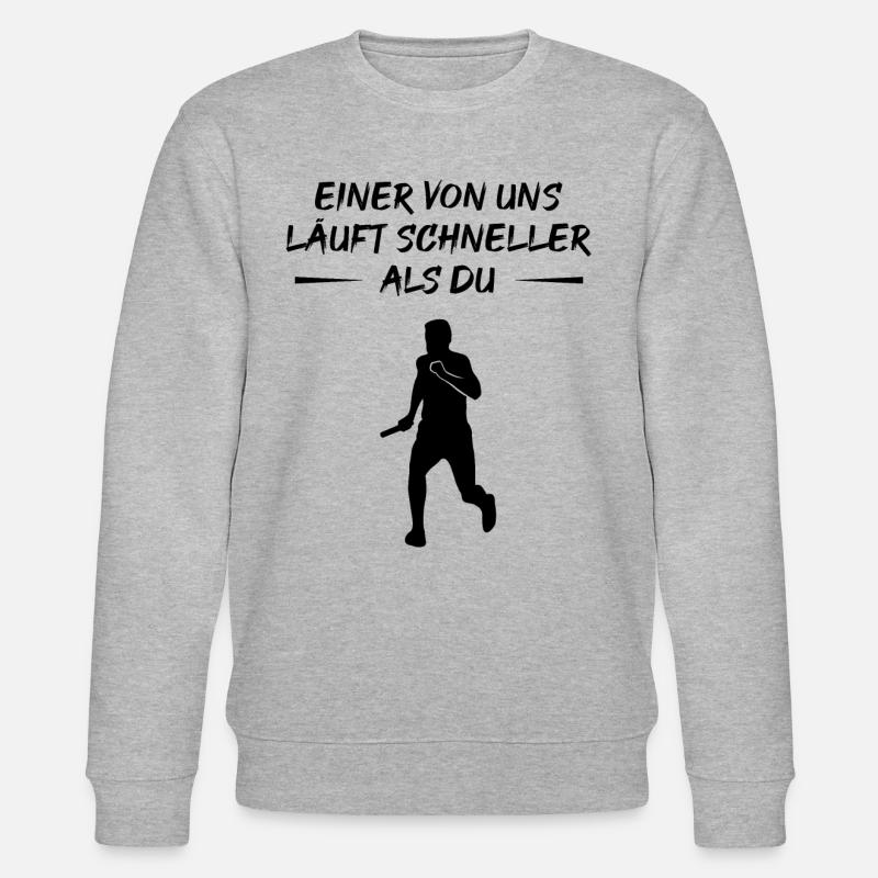 Fast Runner Challenge - Stanley/Stella CHANGER Unisex Organic Sweatshirt - heather grey