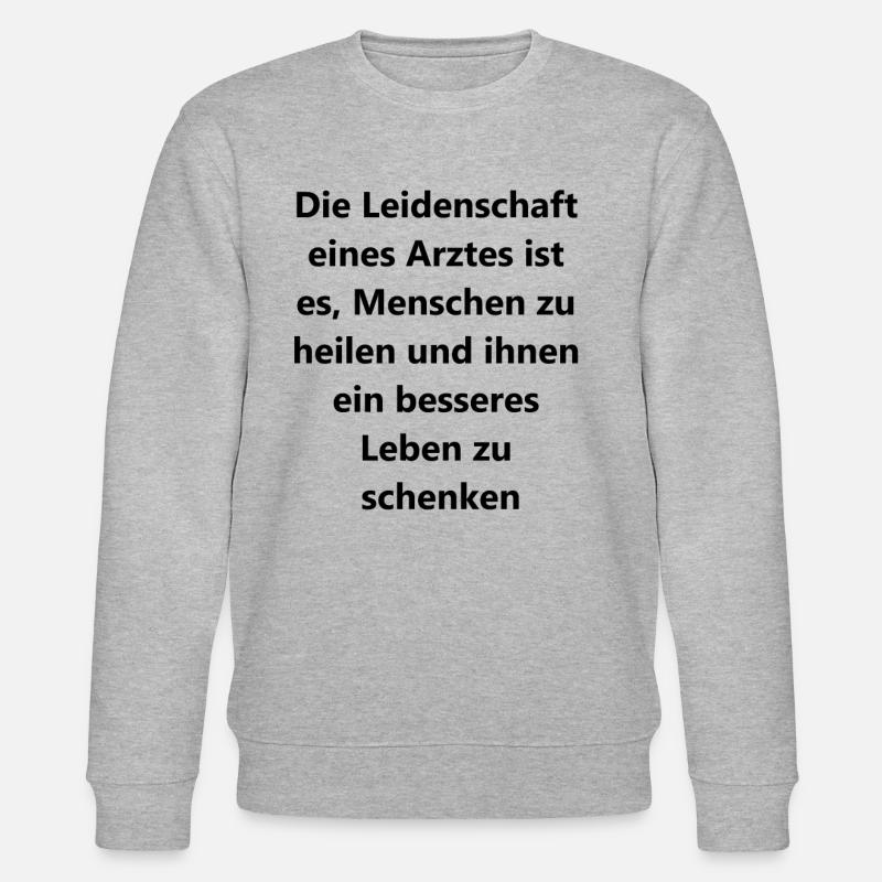 Cadeau de guérison des mains - Sweat bio CHANGER Stanley/Stella Unisexe - gris chiné