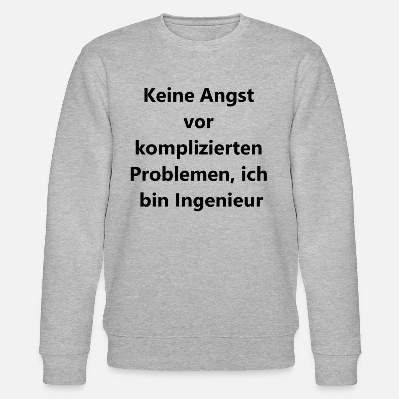 Gift for Engineers - Stanley/Stella CHANGER Unisex Organic Sweatshirt - heather grey