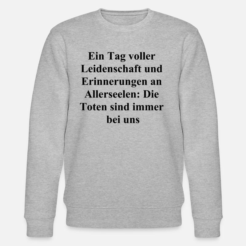 Personalized gift - Stanley/Stella CHANGER Unisex Organic Sweatshirt - heather grey