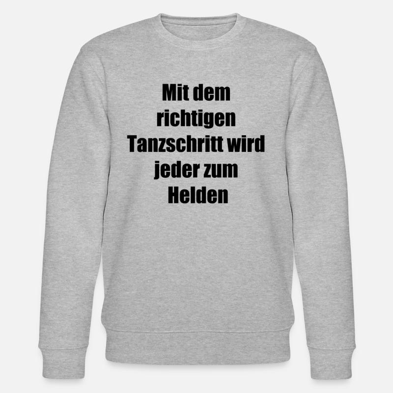Heldenhafter Tanz Geschenk - Stanley/Stella Unisex Bio-Sweatshirt CHANGER  - Grau meliert