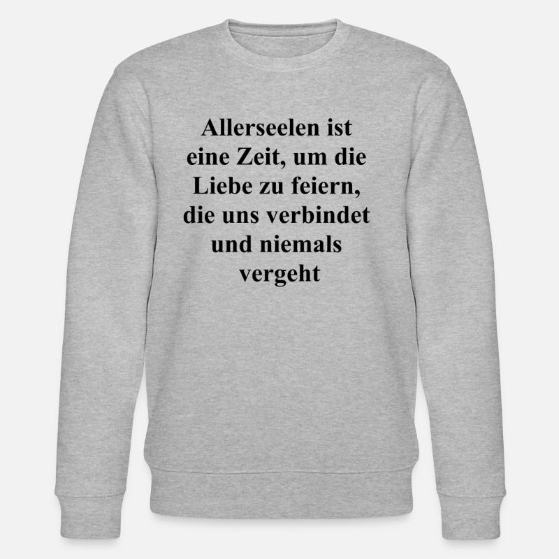 Ewige Liebe Geschenk - Stanley/Stella Unisex Bio-Sweatshirt CHANGER  - Grau meliert