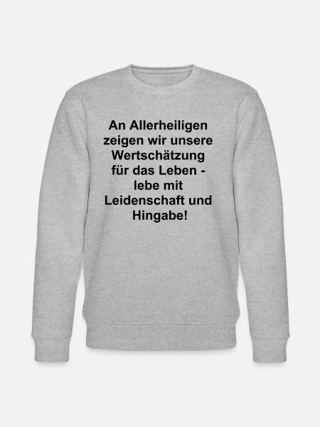 Gift of Gratitude - Stanley/Stella CHANGER Unisex Organic Sweatshirt - heather grey