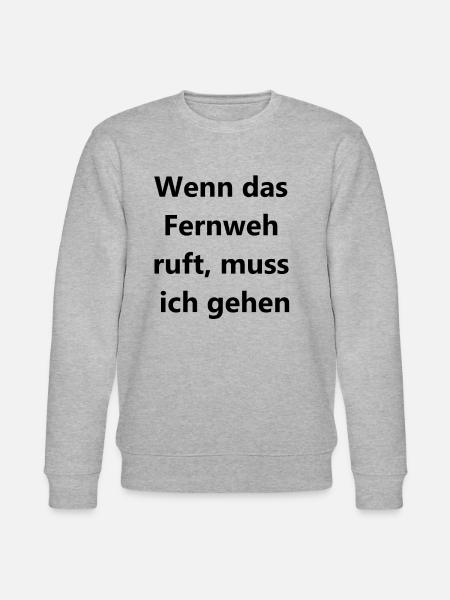 Reisegutschein Geschenk - Stanley/Stella Unisex Bio-Sweatshirt CHANGER  - Grau meliert