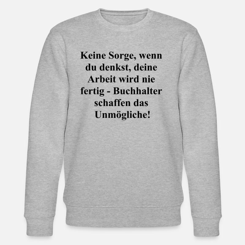 Create the impossible Gift - Stanley/Stella CHANGER Unisex Organic Sweatshirt - heather grey