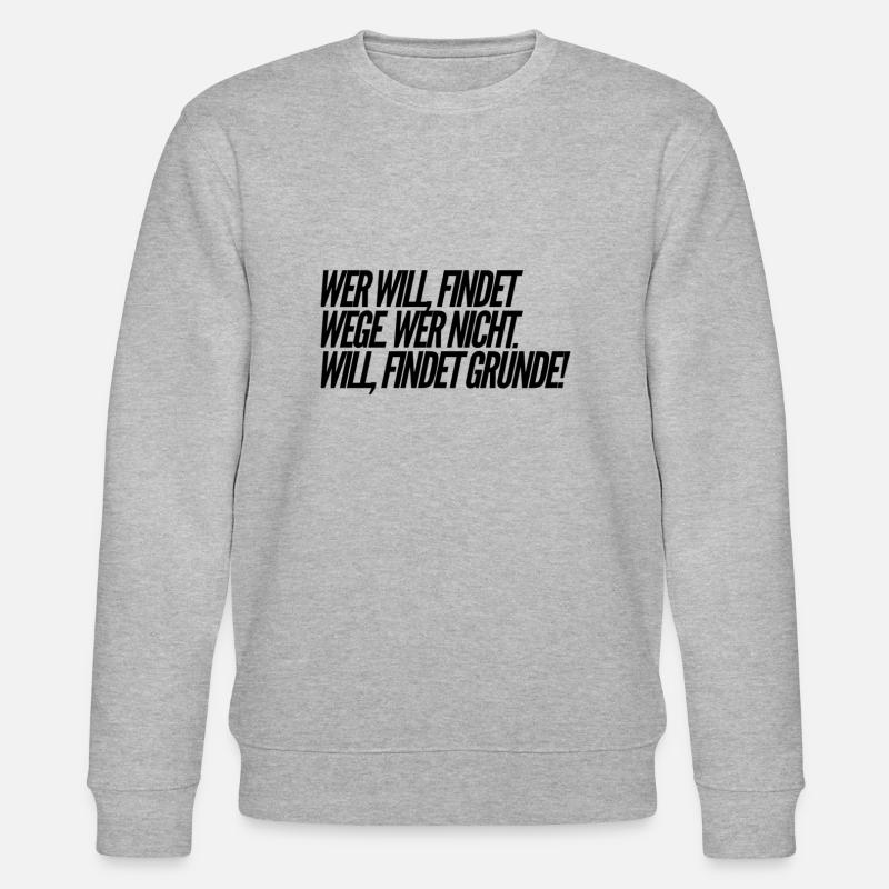 Se décider - Sweat bio CHANGER Stanley/Stella Unisexe - gris chiné
