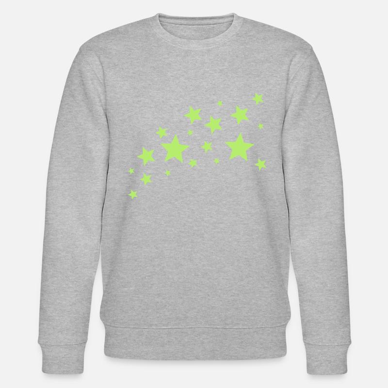 sternenschweif / stars - Stanley/Stella Unisex Bio-Sweatshirt CHANGER  - Grau meliert