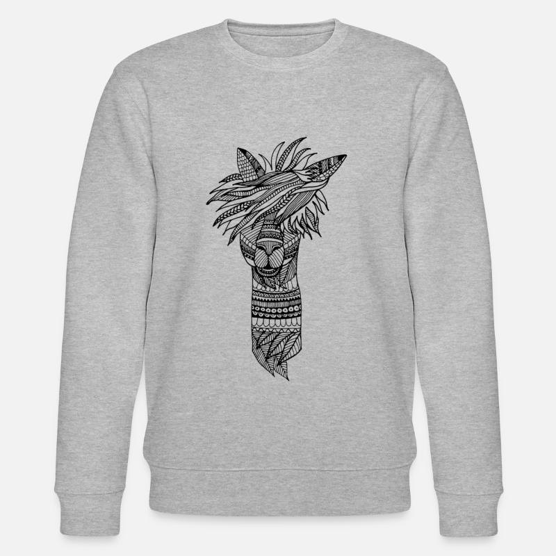 Alpaka - Stanley/Stella Unisex Bio-Sweatshirt CHANGER  - Grau meliert