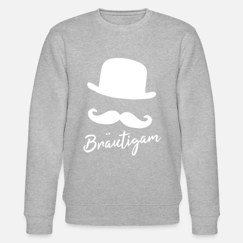 Bräutigam - Stanley/Stella Unisex Bio-Sweatshirt CHANGER  - Grau meliert