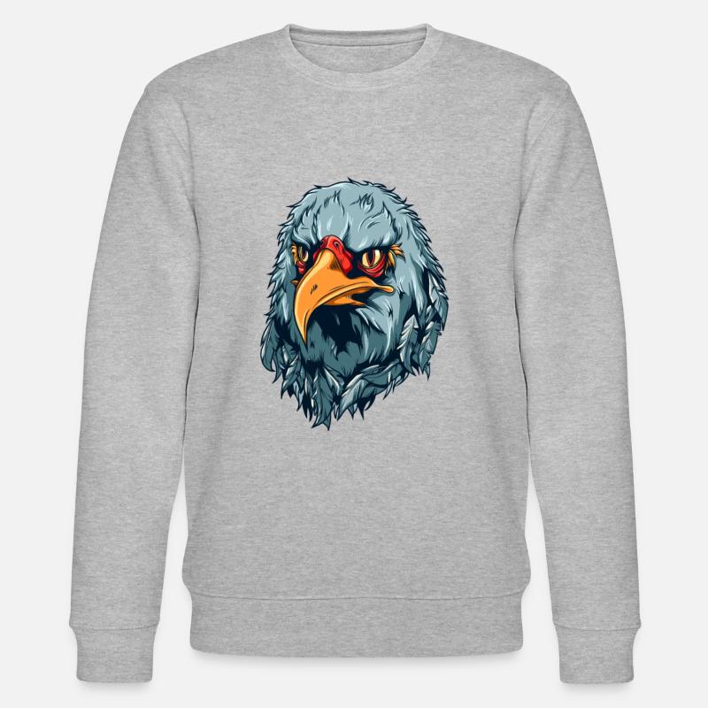 Aigle Tête d’aigle - Sweat bio CHANGER Stanley/Stella Unisexe - gris chiné