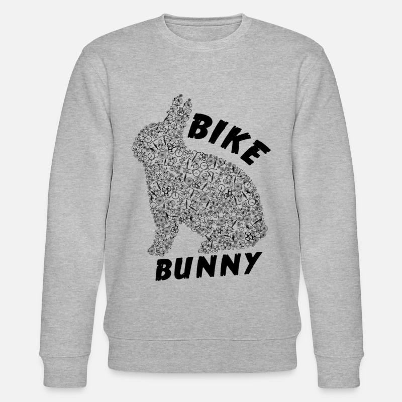 from many bicycles bicycle - Stanley/Stella CHANGER Unisex Organic Sweatshirt - heather grey
