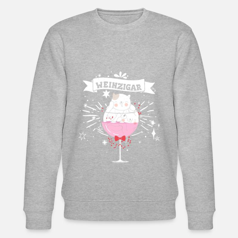 Weinzigartig - Stanley/Stella Unisex Bio-Sweatshirt CHANGER  - Grau meliert