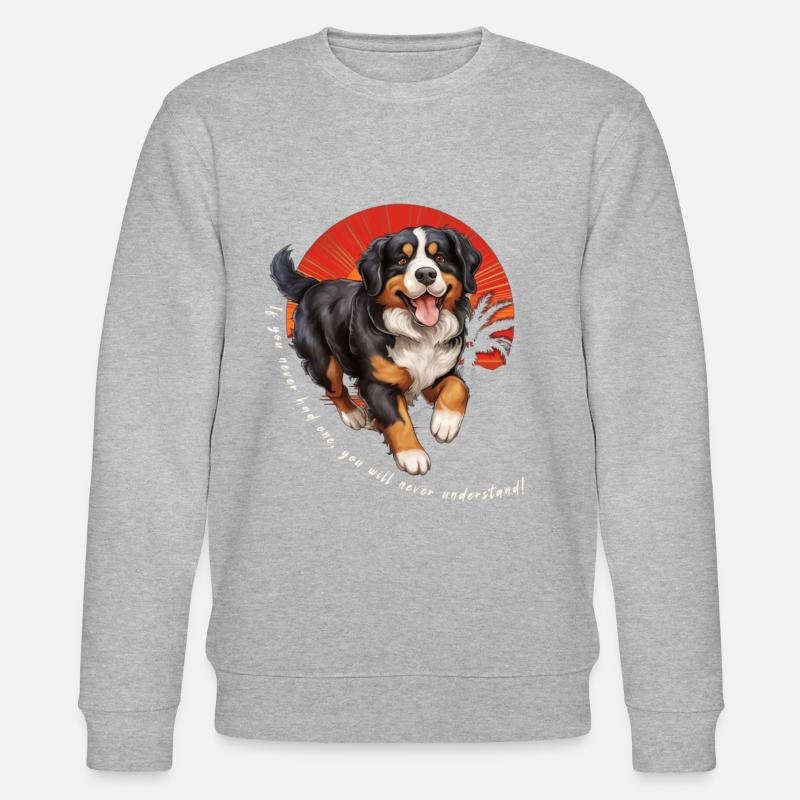 Bouvier bernois ! - Sweat bio CHANGER Stanley/Stella Unisexe - gris chiné