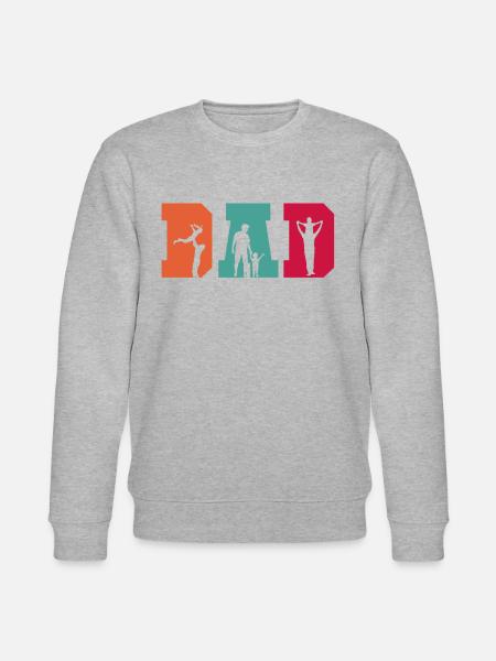 Father, Dad, Father's Day, - Stanley/Stella CHANGER Unisex Organic Sweatshirt - heather grey