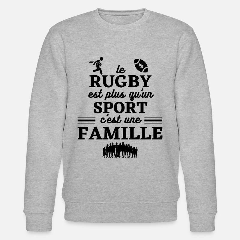 Rugby - Sweat bio CHANGER Stanley/Stella Unisexe - gris chiné