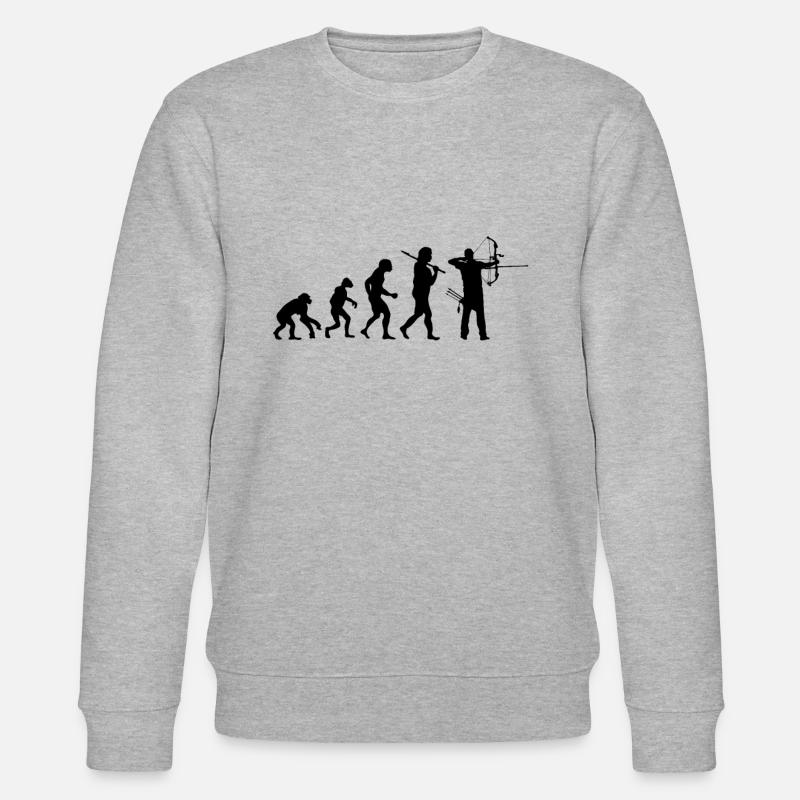 Evolution Tir à l’arc - Sweat bio CHANGER Stanley/Stella Unisexe - gris chiné