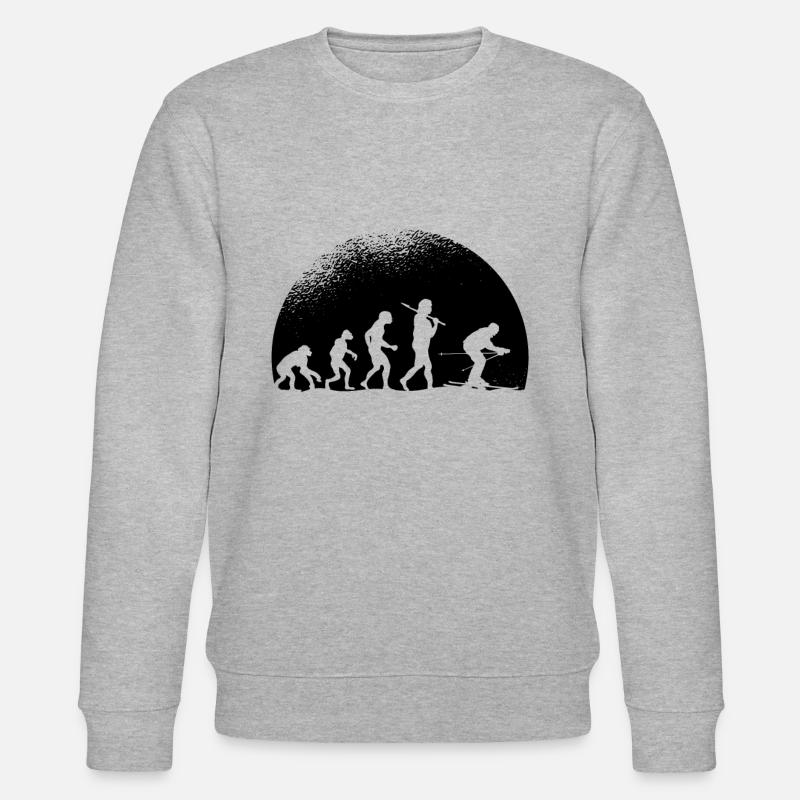 Evolution Ski - Sweat bio CHANGER Stanley/Stella Unisexe - gris chiné