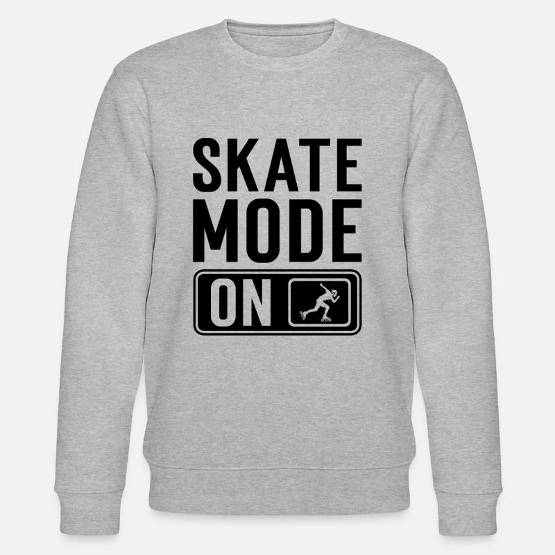 Rollerskating - Stanley/Stella Unisex Bio-Sweatshirt CHANGER  - Grau meliert