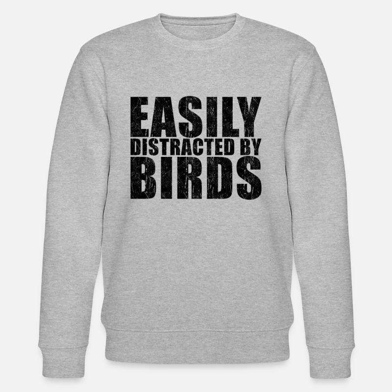 Vogel - Stanley/Stella Unisex Bio-Sweatshirt CHANGER  - Grau meliert