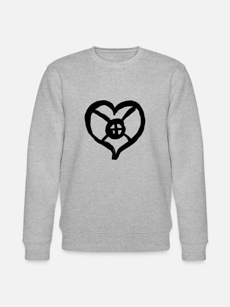 Egypt Ancient Symbol of Hope - Stanley/Stella CHANGER Unisex Organic Sweatshirt - heather grey