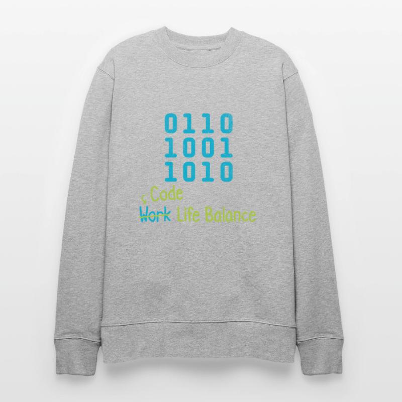 Code Work Life Balance – Programmers and Stanley/Stella CHANGER Unisex Organic Sweatshirt
