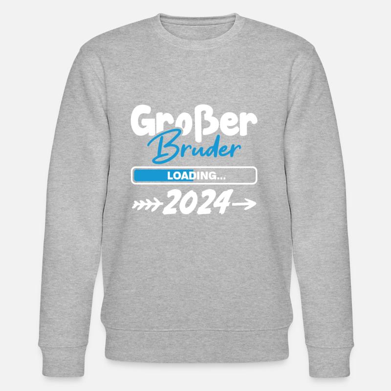Großer Bruder Loading 2024 - Stanley/Stella Unisex Bio-Sweatshirt CHANGER  - Grau meliert