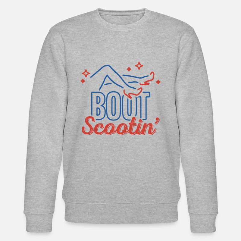 Boot Scootin - Stanley/Stella Unisex Bio-Sweatshirt CHANGER  - Grau meliert