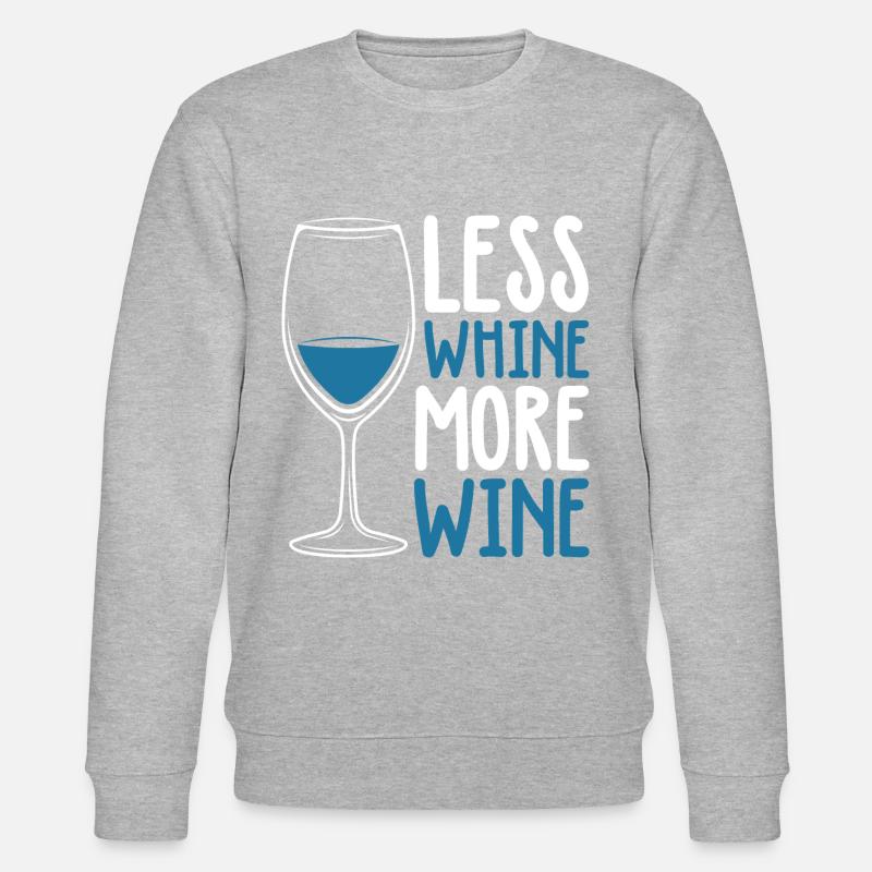 Verre à vin de vin - Sweat bio CHANGER Stanley/Stella Unisexe - gris chiné