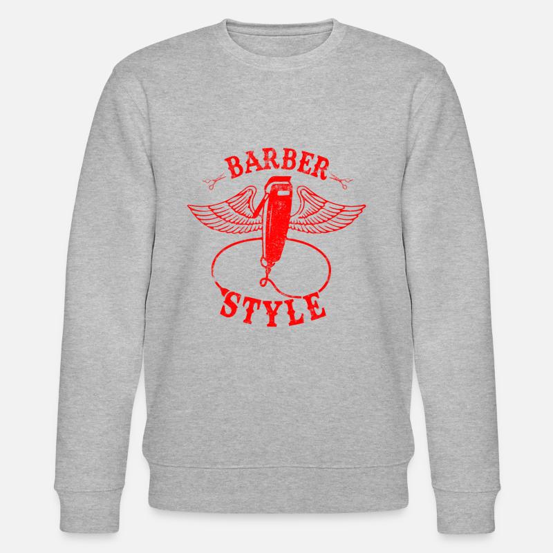 Barbier dire - Sweat bio CHANGER Stanley/Stella Unisexe - gris chiné