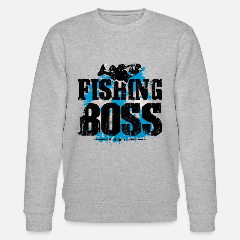 Patron de pêcheur de pêche - Sweat bio CHANGER Stanley/Stella Unisexe - gris chiné
