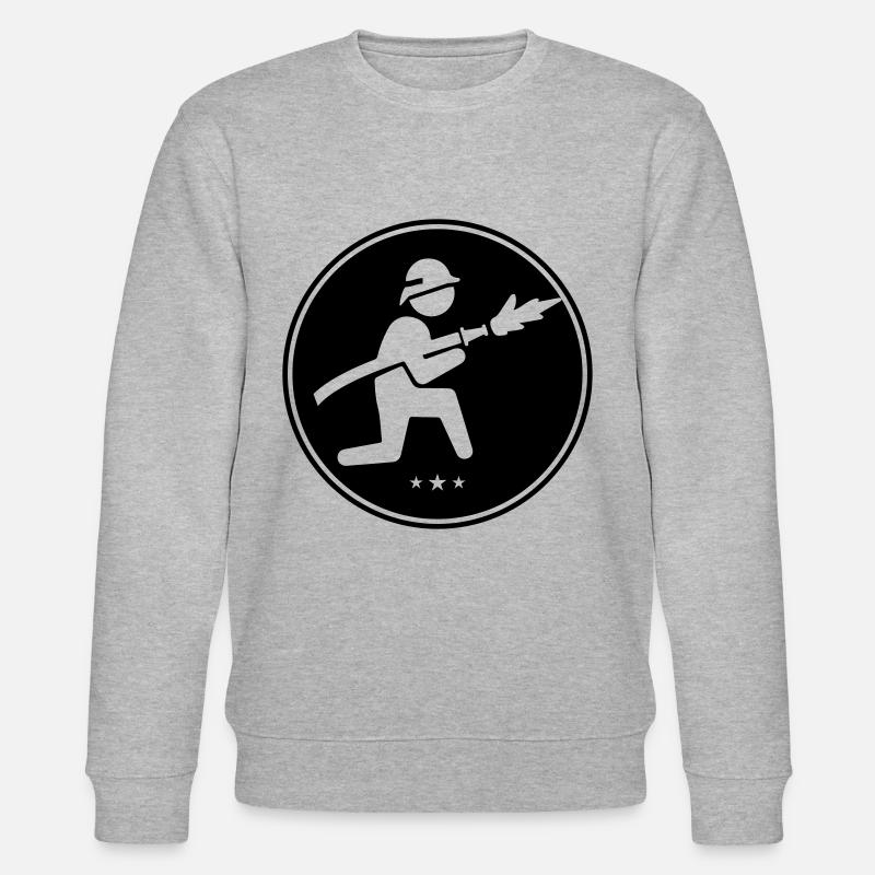 icône du service d'incendie - Sweat bio CHANGER Stanley/Stella Unisexe - gris chiné