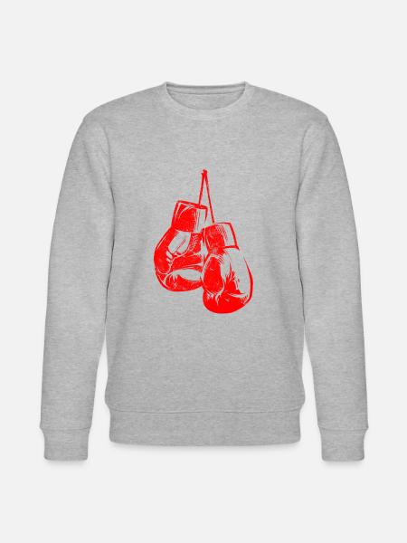 Boxing gloves boxing icon - Stanley/Stella CHANGER Unisex Organic Sweatshirt - heather grey