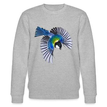 Great - Stanley/Stella CHANGER Unisex Organic Sweatshirt - heather grey - Front - Nik (191cm) & Marisol (170cm)